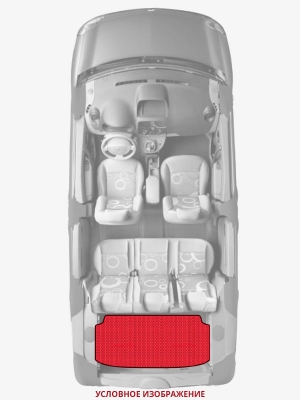 ЭВА коврики «Queen Lux» багажник для Chevrolet Tahoe Hybrid